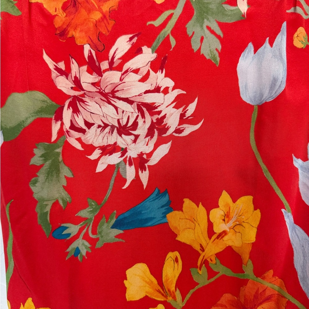 Alice + Olivia Tasia Sleeveless Silk Wrap Dress size 6 - Picture 9 of 12